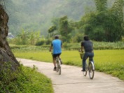 Balade à vélo à Tam Coc